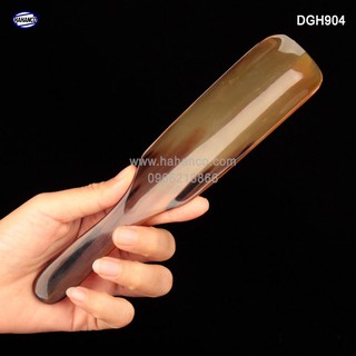 Đón gót giày bằng sừng liền khối - Cứng chắc/ bền/ bóng đẹp /màu sắc tự nhiên - Cho giày Nam & Nữ (DGH904) HAHANCO