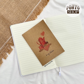 Thiệp chúc mừng giấy kraft Vintage