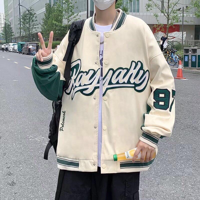 [ ẢNH THẬT + VIDEO ] Áo Khoác Bomber ROYALLY Kaki 2 Lớp  From Rộng dày dặn phong cách Ulzzang-Khoác Dù Nam Nữ Unisex