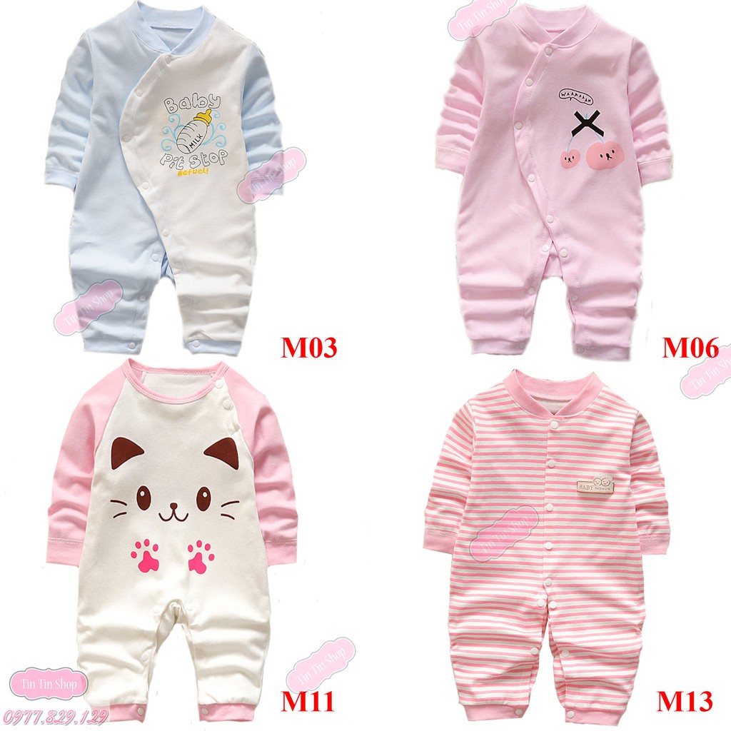 TTS170 Sleepsuit / Áo liền quần Body liền thân cho bé Trai/Gái