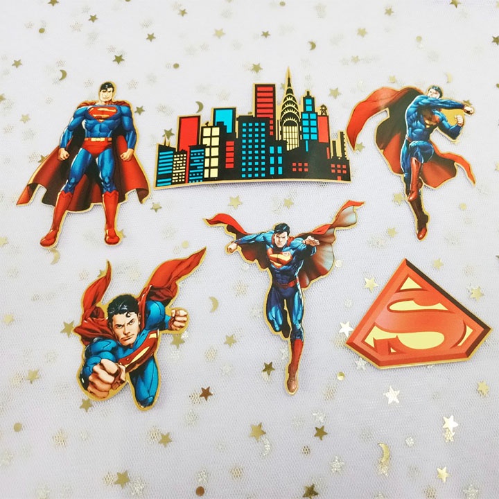 Set cắm siêu nhân supermen