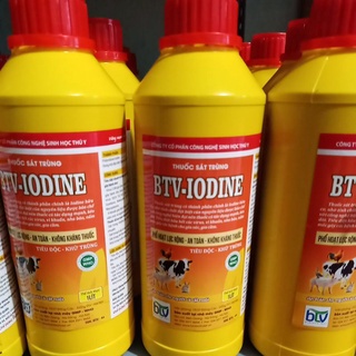BTV.IODINE 10% KHỬ TRÙNG SÁT KHUẨN CHUỒNG TRẠI 1L