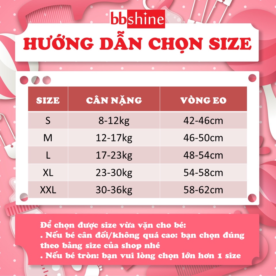 Quần chip đùi cotton, Quần chip đùi cho bé 2-12 tuổi hình cô bé nhiều màu sắc co giãn và thấm hút tốt BBShine - C005