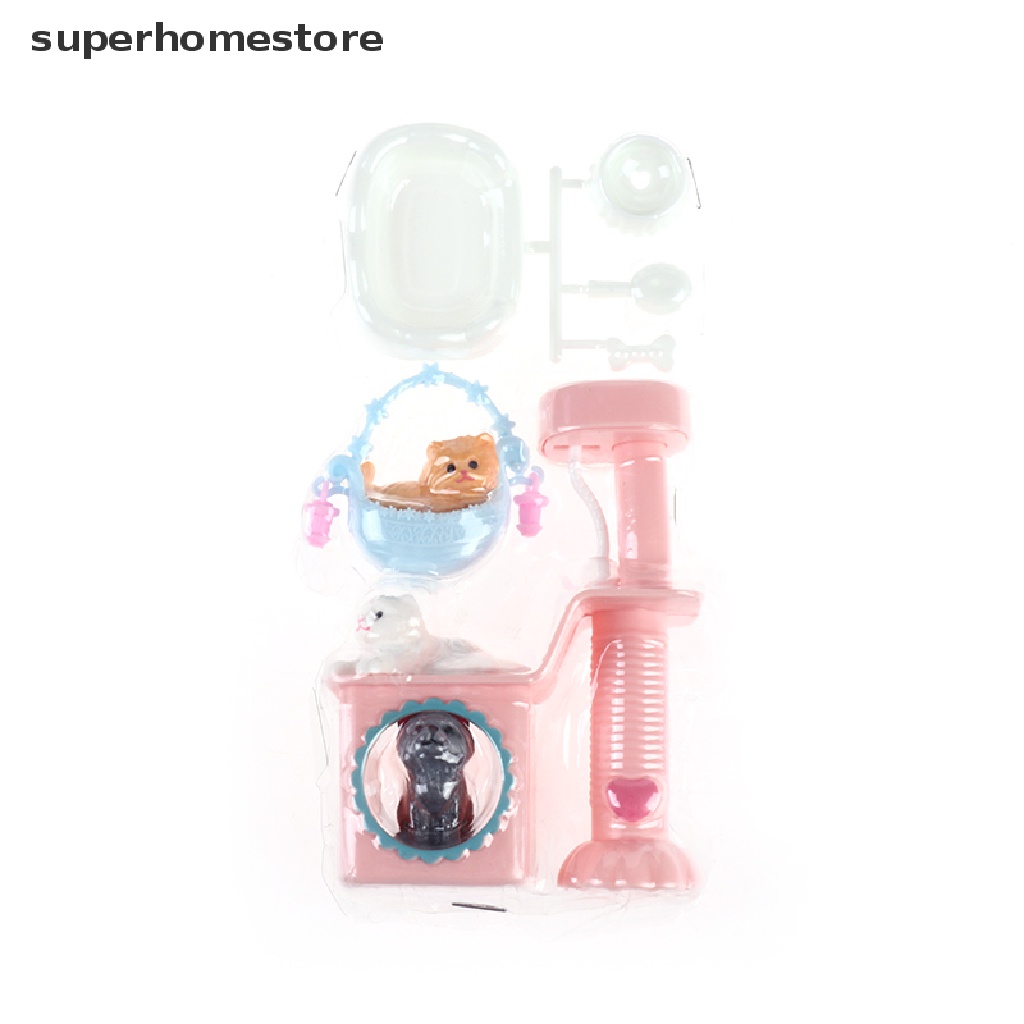 Mô Hình Mèo Dễ Thương Cho Nhà Búp Bê Barbie