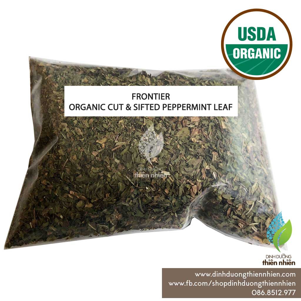 Trà Bạc Hà Hữu Cơ Frontier Organic Cut & Sifted Peppermint Leaf, 35g