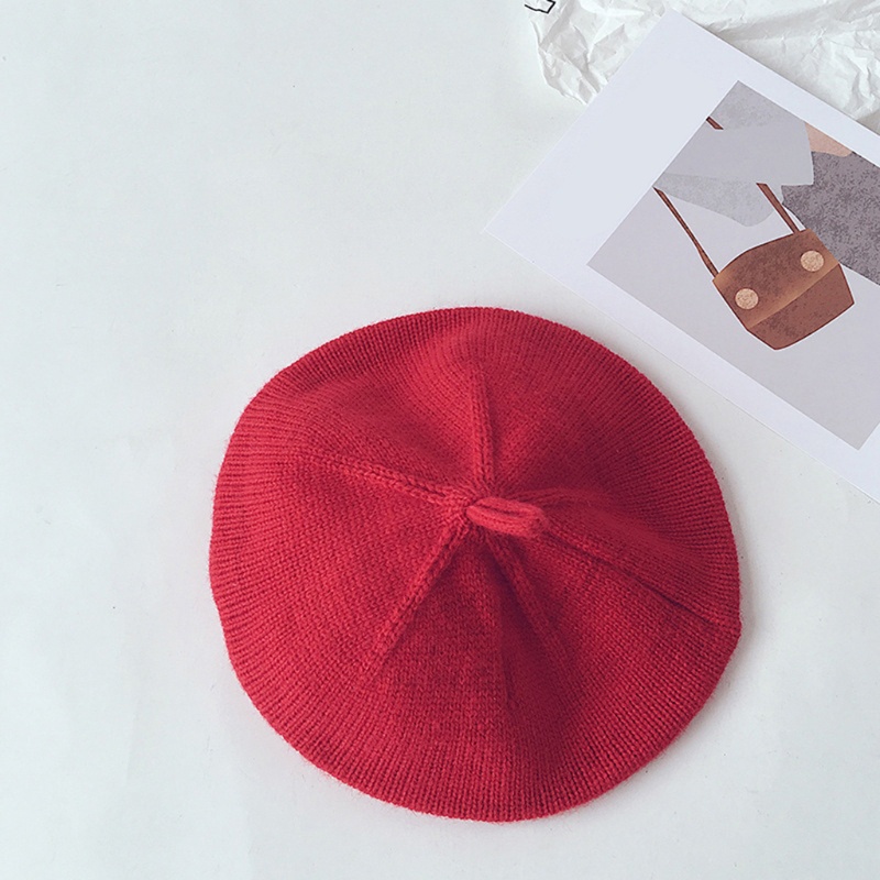 Mũ Beret Dệt Kim Màu Sắc Vintage Cho Bé