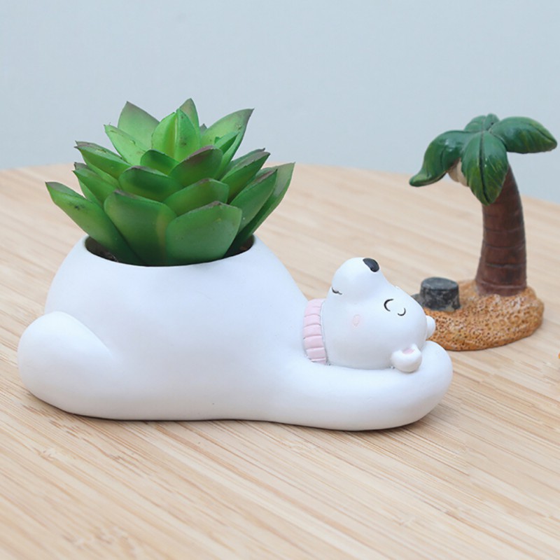 Mô hình chậu hoa, cây cảnh sáng tạo