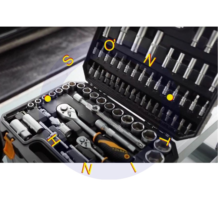 Bộ dụng cụ chuyên dụng mở bu lông 45 chi tiết Tolsen 45pcs Socket Rachet Wrench Set (1/4&quot; &amp; 1/2&quot; Drive) 15142