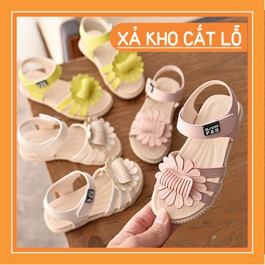 Sandal bé gái dép quai hậu kiểu dáng dễ thương đáng yêu