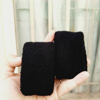Len cột tóc màu đen mã 035 ( bản 4-4.5cm)