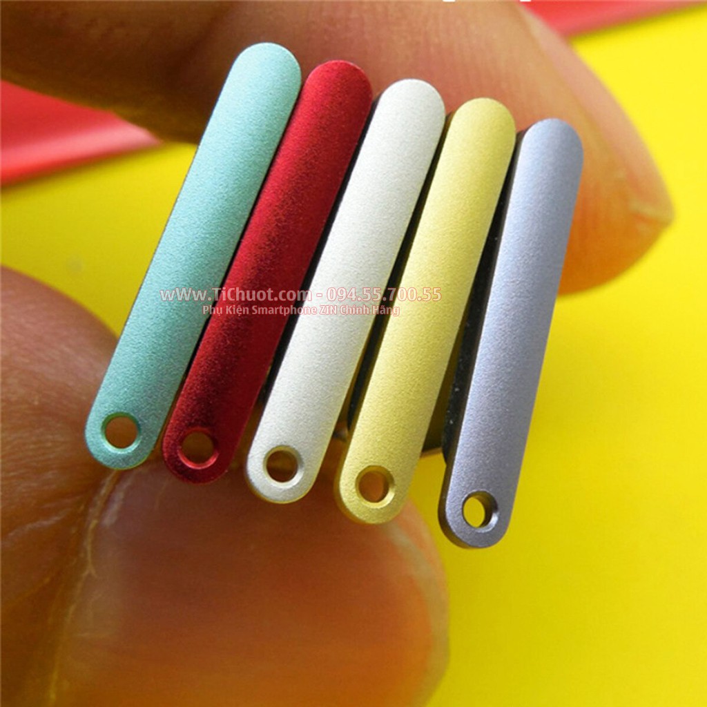 Khay sim iPhone 11 1 SIM/ 2 SIM ZIN có Ron Chống Nước & Lẫy Giữ Sim