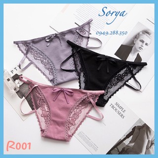 [Sorya] - Quần lót nữ ren sexy, chất ren mềm gợi cảm R001