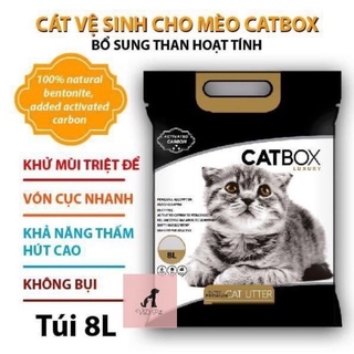 Cát vệ sinh cho mèo CatBox 8Lit - Không bụi thumbnail