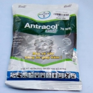 Antracon Là sản phẩm trừ bệnh phổ rộng có chứa kẽm Zinc++.  100g (gói)