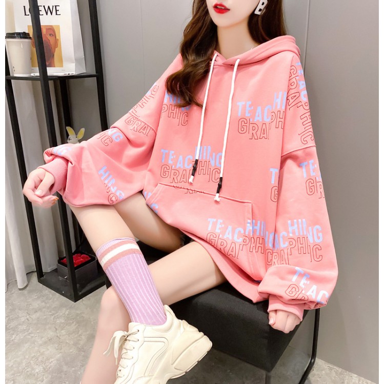 [Mã APWARN50 hoàn 50k xu đơn 250k] Áo HOODIE NỮ THU ĐÔNG HỌA TIẾT TUỔI TEEN MỚI HÓT NHẤT 2020