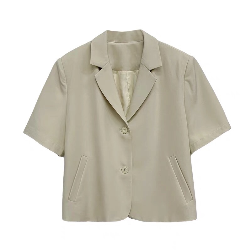 Áo vest nữ ngắn tay ⚡ FREESHIP ⚡ Áo khoác ngoài dáng công sở, đi chơi, đi làm, đi học áo blazer nữ | BigBuy360 - bigbuy360.vn