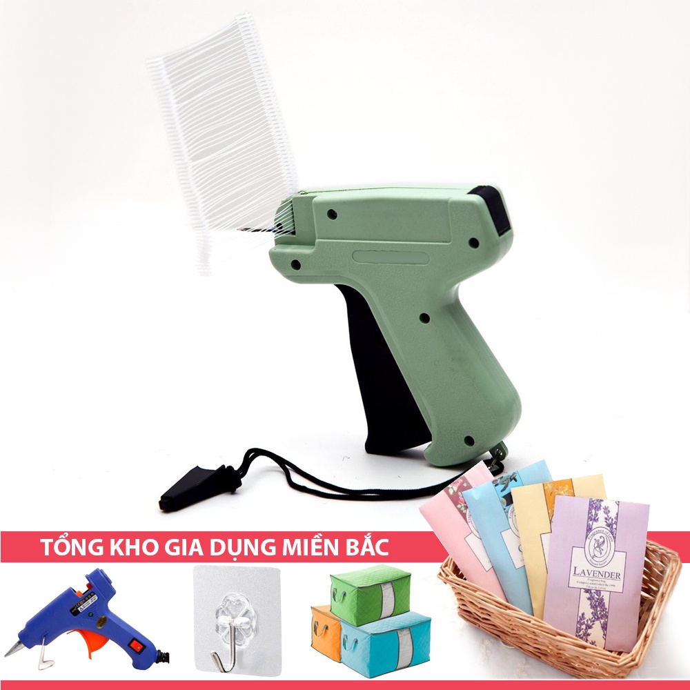 Bộ Máy BẮN MÁC, Tag Quần Áo - Bấm Nhãn Mác, Tagging Thương Hiệu, Phụ Kiện May Mặc Kèm Dây Nhựa