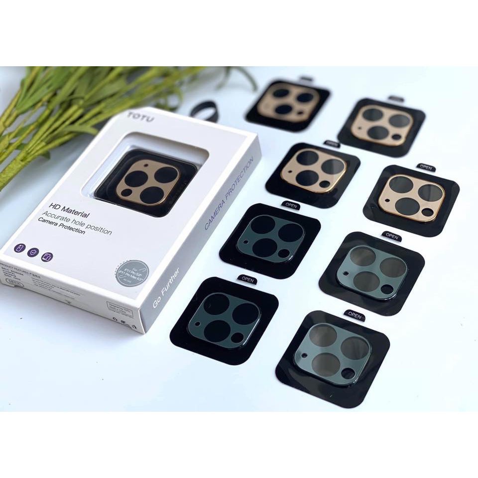Miếng Dán Cường Lực Totu Bảo Vệ Vành Và Kính Camera IPHONE 11 / PRO / 11Pro Max