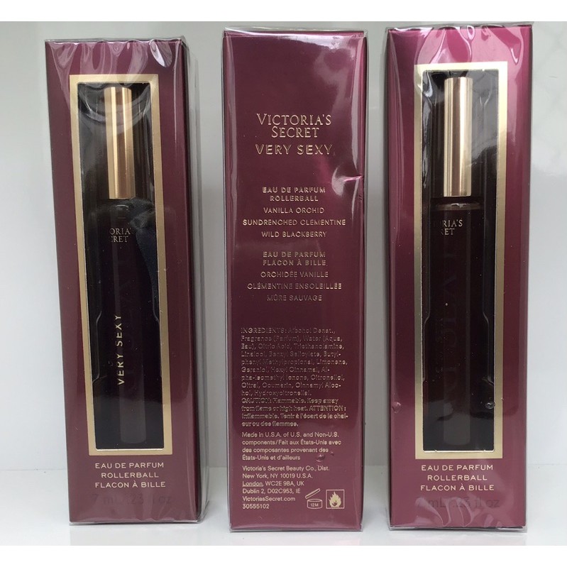 🌺Hàng Mỹ Mới 2021 Nước hoa thanh lăn VERY SEXY Victoria Secret EDP Rollerball 7ml🌼