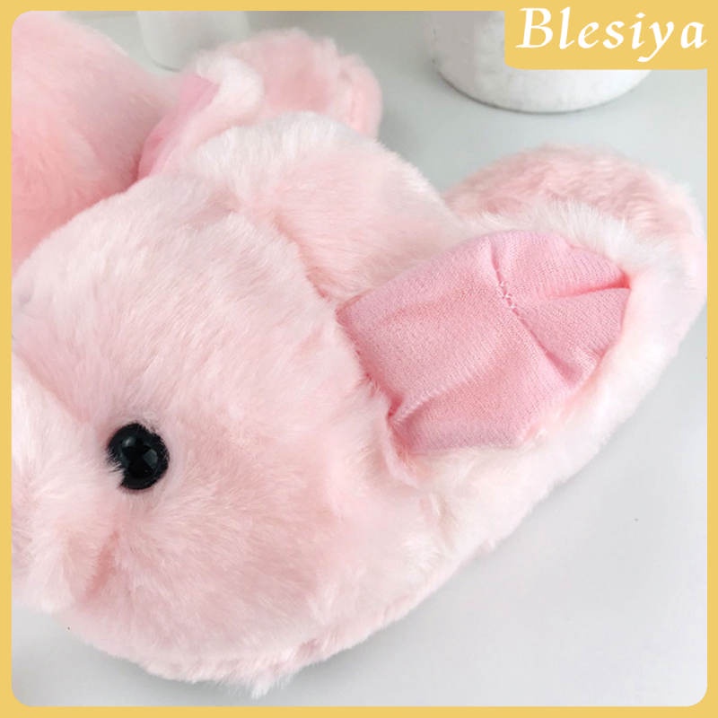 Dép Bông Đi Trong Nhà Mềm Mại Ấm Áp Hình Chú Heo Hoạt Hình Cho Nữ