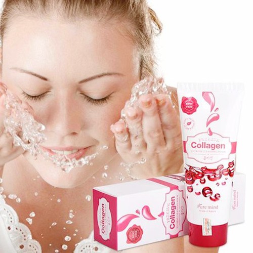 Sữa Rửa Mặt Tái Tạo Và Phục Hồi Da Pure Mind Collagen 100 ml - Hàn Quốc Chính Hãng | BigBuy360 - bigbuy360.vn