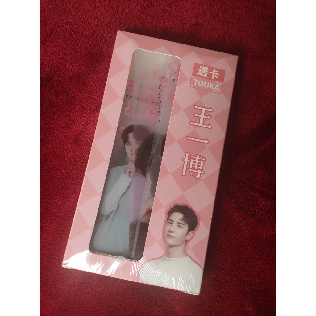 Hộp bookmark đánh dấu sách Vương Nhất Bác Wang Yi Bo