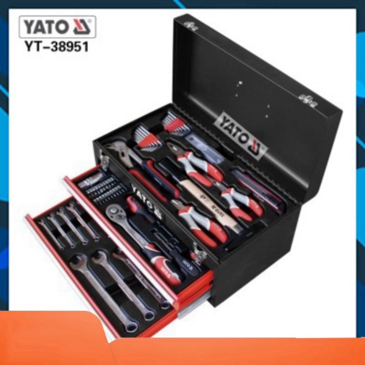 (xả kho) Đồ Nghề Yato Balan. Bộ đồ nghề sửa chữa đa năng 80 chi tiết Yato YT-38951