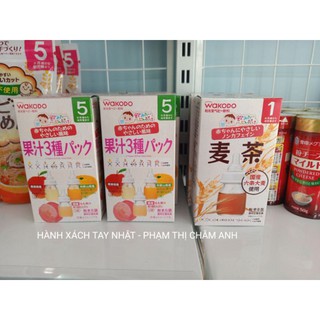 Trà trái cây - trà lúa mạch Wakodo cho bé
