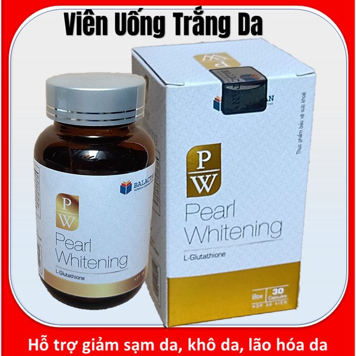 Viên Uống Trắng Da Toàn Thân Pearl Whitening - Giúp Trắng Da, Mờ Nám, Tàn Nhang