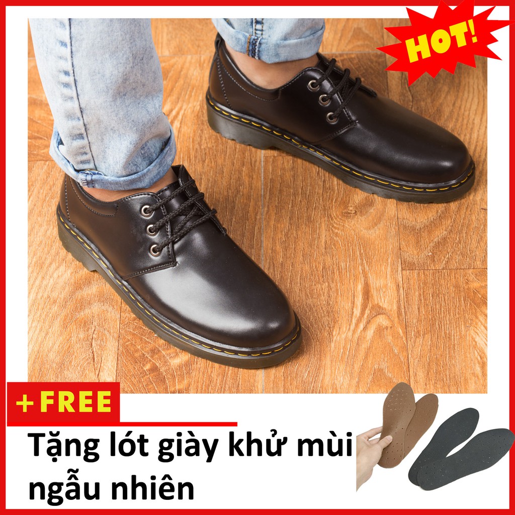 Giày Da Nam AROTI Dáng Boot Chất Da Đẹp Cao Cấp,Đế Khâu Chắc Chắn Form Mạnh Mẽ,Nam Tính Màu Nâu,Đen- Đủ size M353-D (L)