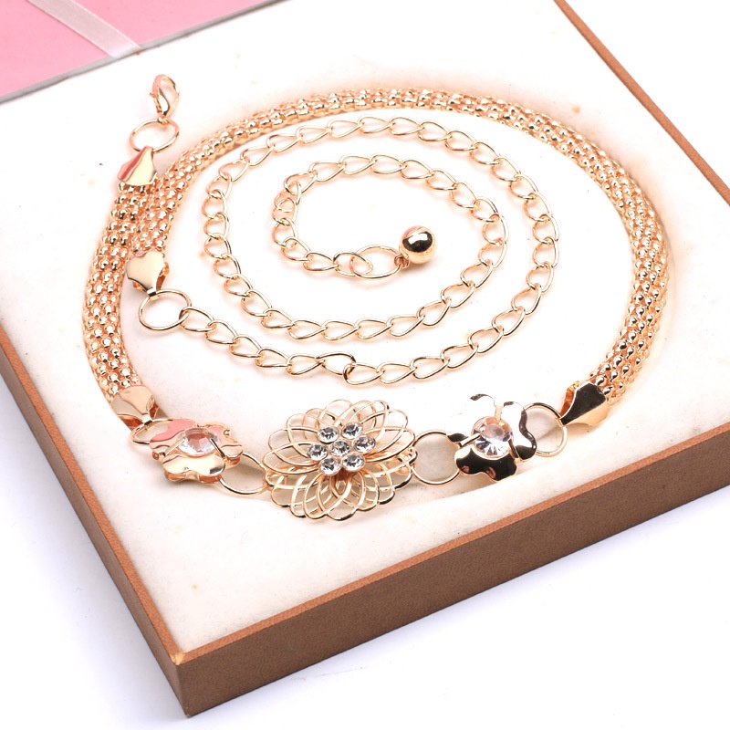 Bộ sưu tập 50 mẫu Thắt lưng chuỗi đai váy áo kim loại phong cách Châu âu hiện đại trẻ trung