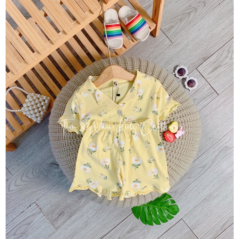 (KHAI TRƯƠNG BÁN GIÁ XƯỞNG + ẢNH THẬT) Bộ pijama đồ bộ bé gái siêu dễ thương size từ 09kg