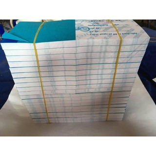 10 Quyển Phiếu Giữ Xe In Sẵn