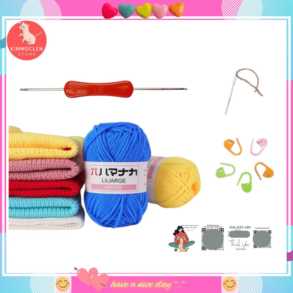 Set Đan Móc Len cho Người Mới [Có video hướng dẫn]