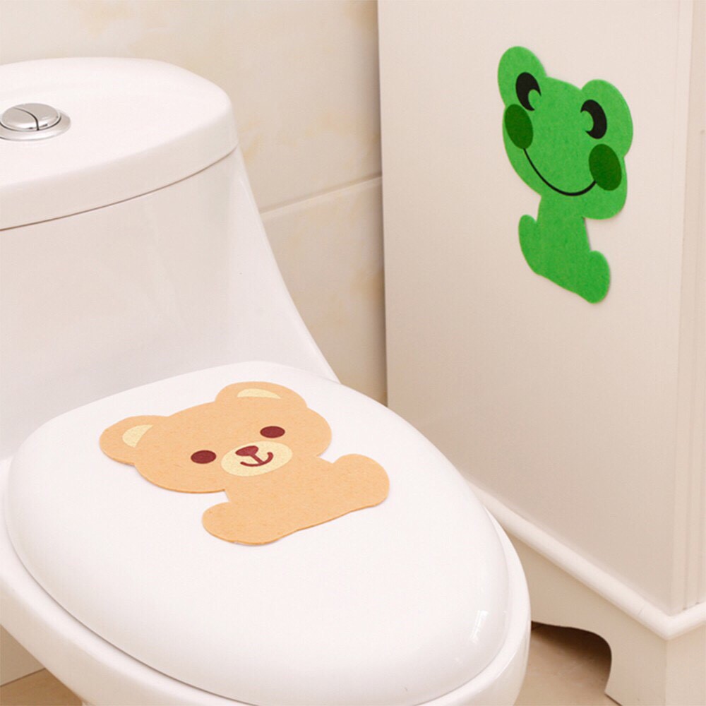 Miếng Dán Khử Mùi Toilet Than Hoạt Tính Hình Thú Ngộ Nghĩnh - Mùi Hương Dễ Chịu