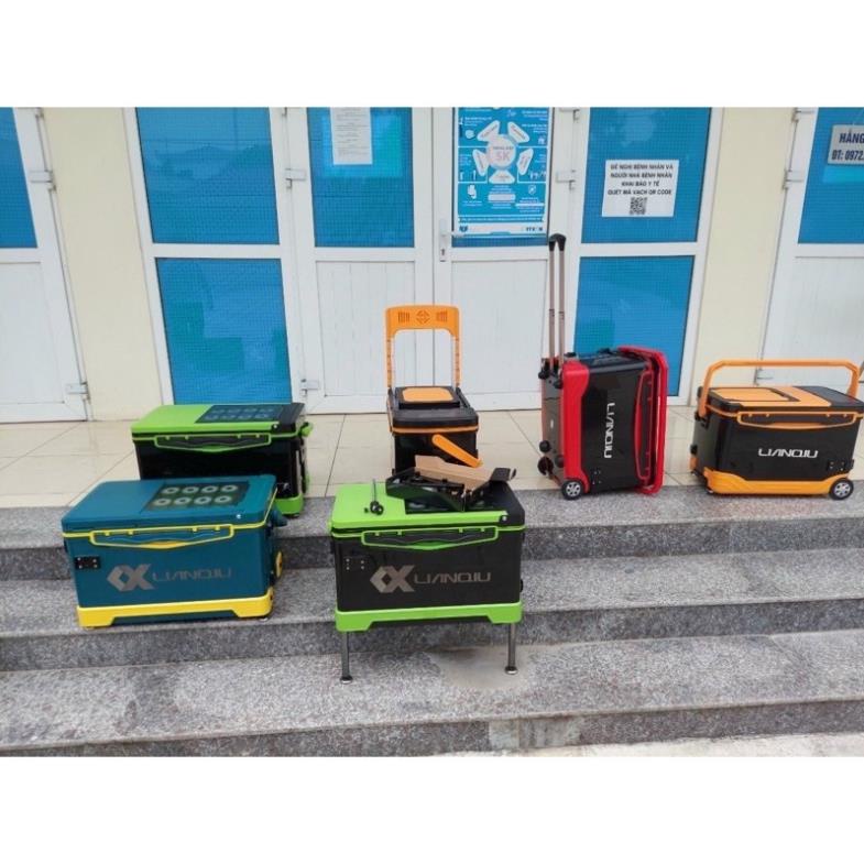 Thùng câu đài lianqiu hàng loại 1 các mẫu thùng lianqiu s2 + s8 + H30 + s5 hàng chính hãng y như hình