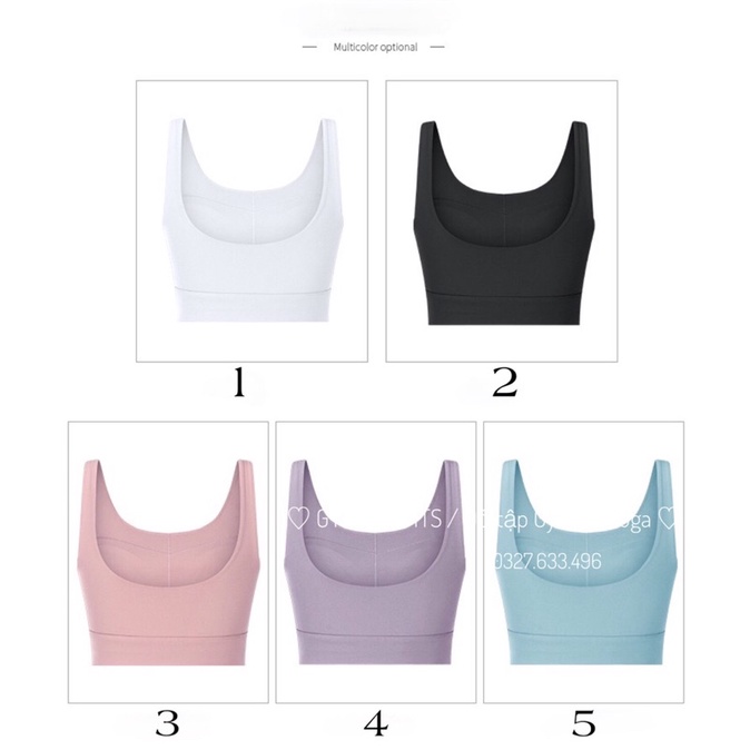 Áo Tập Lululemon Dáng Lưng Chữ U Classic - Áo Lót Thể Thao Tập Gym Yoga Cao Cấp