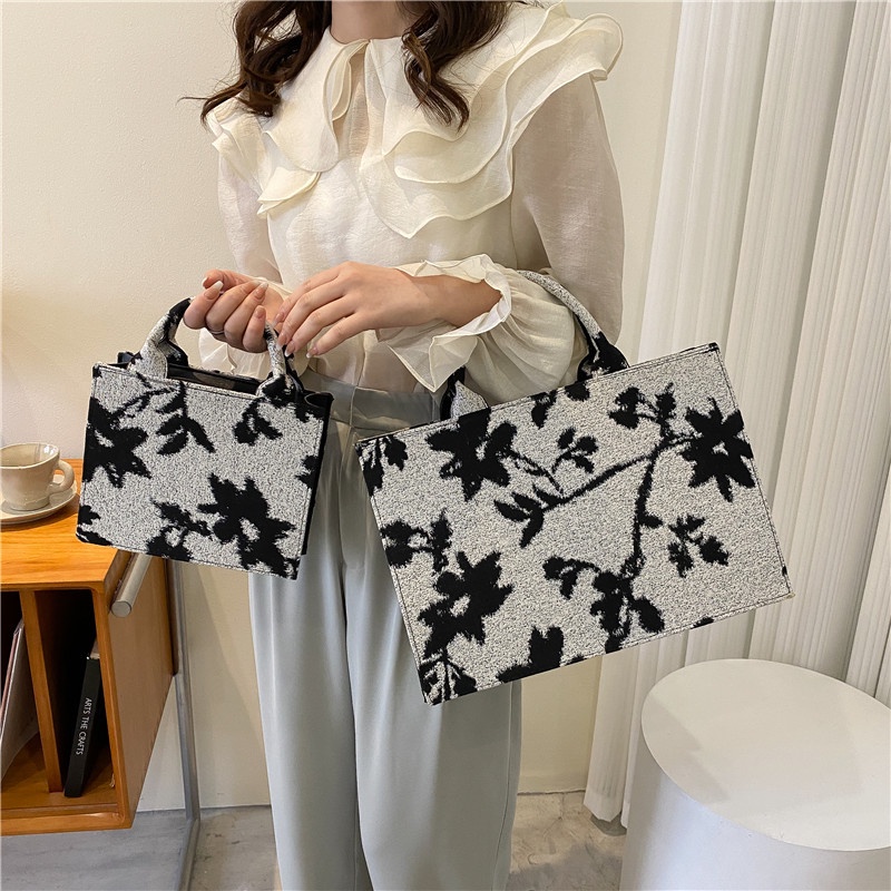 Túi Đeo Chéo In Hoa Thời Trang Hàn Cho Nữ 2022