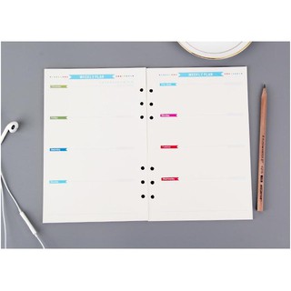 Ruột sổ A5, A6 cho sổ còng