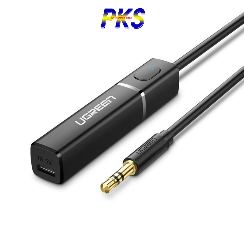 Bộ phát bluetooth 4.2 hỗ trợ APTX Ugreen 40761 chuẩn 3.5mm chính hãng