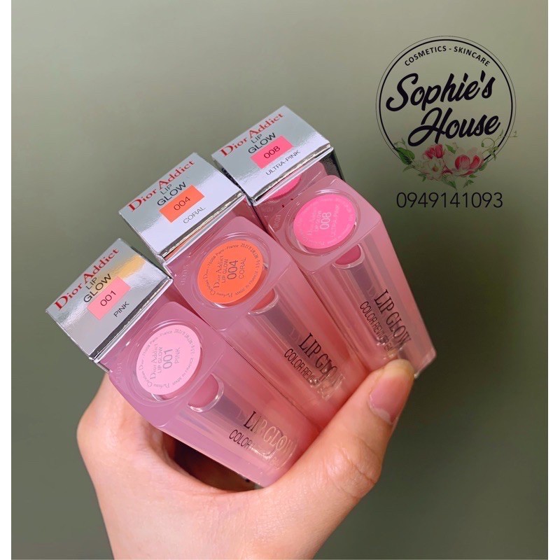 Son dưỡng Dior Addict Lip Glow 001 / 004 / 007 / 008