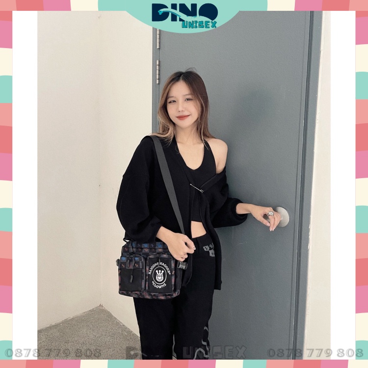 Túi Đeo Chéo Thời Trang Clownz x SGS | Họa Tiết Caro Unisex Freestyle