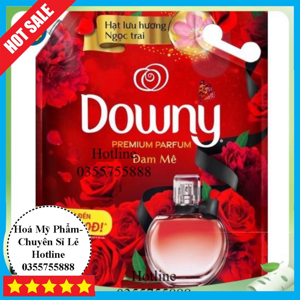 Hoả Tốc Nước xả vải Downy Hương Nước Hoa túi 3L