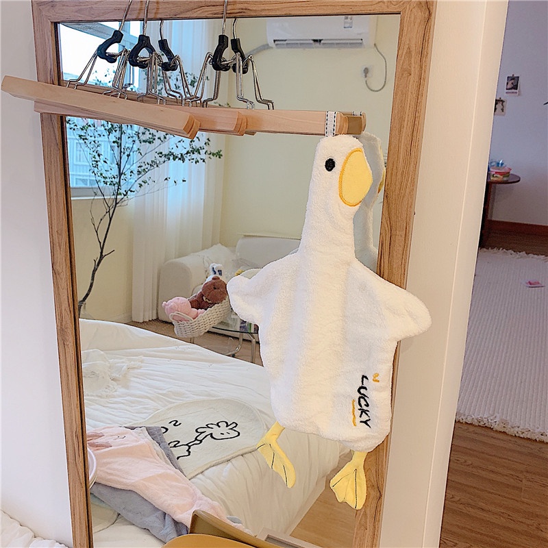 Khăn Lau Tay Treo Nhà Bếp Hình Vịt Dễ Thương