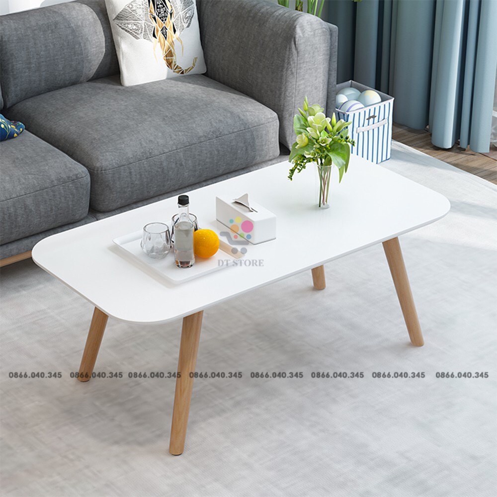 Bàn trà chữ nhật màu vân đá sáng/tối ngồi bệt hoặc ngồi cao với ghế Sofa, bàn trà sofa phòng khách phong cách hiện đại