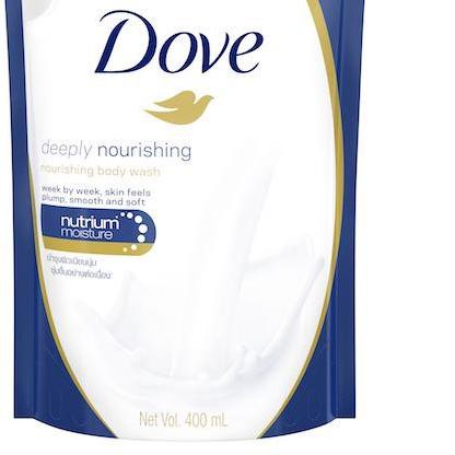 Dove (Hàng Mới Về) Bộ 4 Chai Sữa Tắm Nuôi Dưỡng Sâu Cho Da Dung Tích 400ml