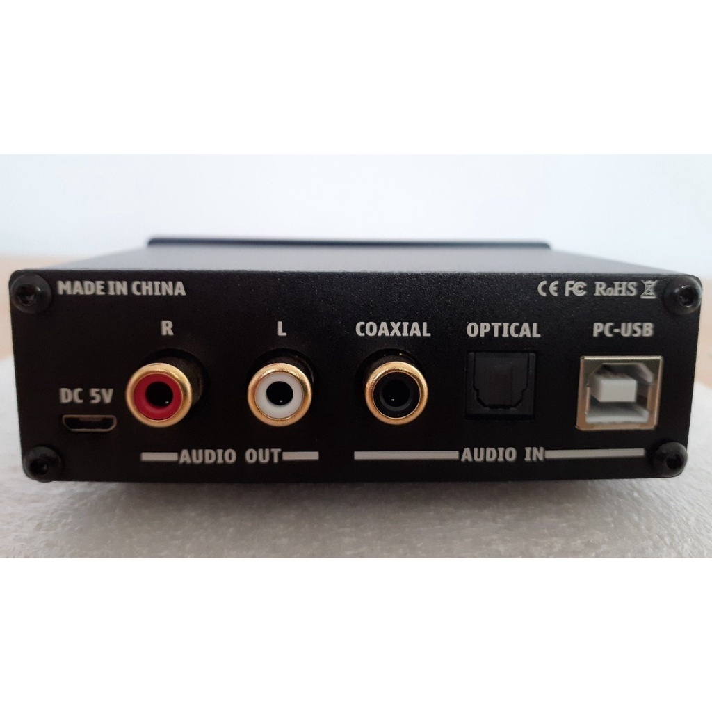 BỘ GIẢI MÃ SUCA AUDIO D.A.C Q3PRO CÓ USB,OPTICAL,COAXIAL 24BIT 192KHZ.