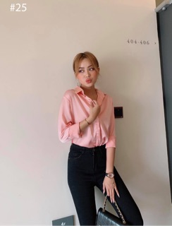 Sơ mi phi bóng mát mẻ , đơn giản , cực sang