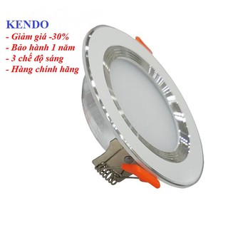 Đèn led âm trần 7w, 3 màu - kat12