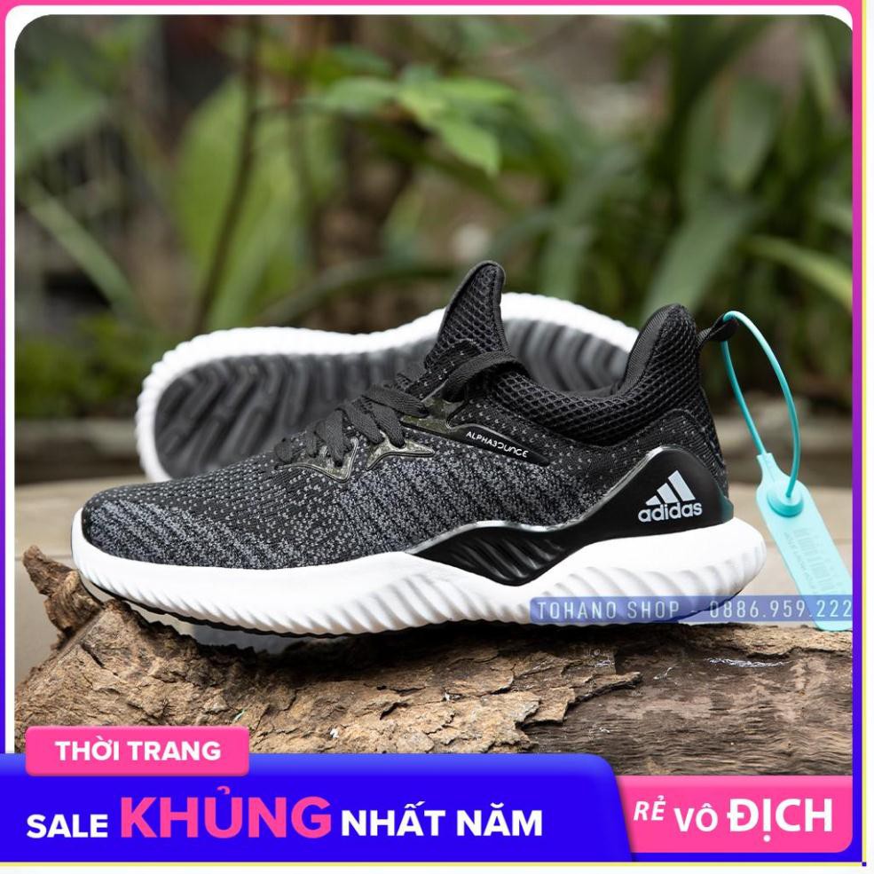 Flat Sale Giày Thể Thao Nam Alpha F28 Màu Đen Trắng